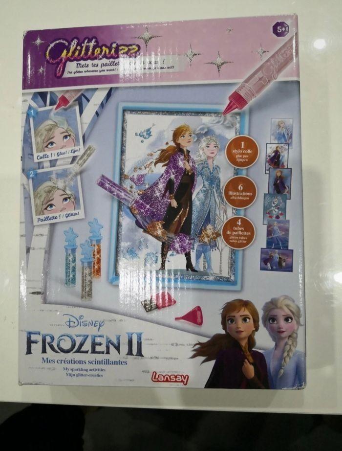 GLITTERIZZ - LANSAY - La Reine des Neiges II - Kit de paillettes pour enfants (NEUF JAMAIS OUVERT) - photo numéro 1