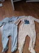 Lot de 2 pyjama  en coton été 6 mois