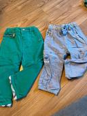 Lot 2 jeans sergent major 18 mois