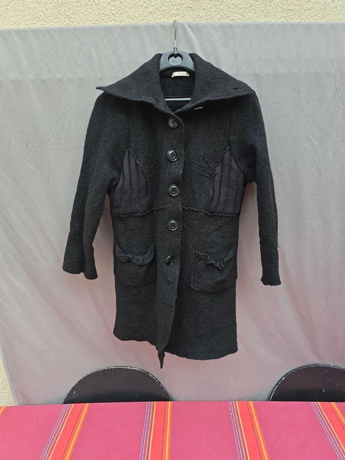 Manteau en laine femme taille 5 Evalinka - photo numéro 1