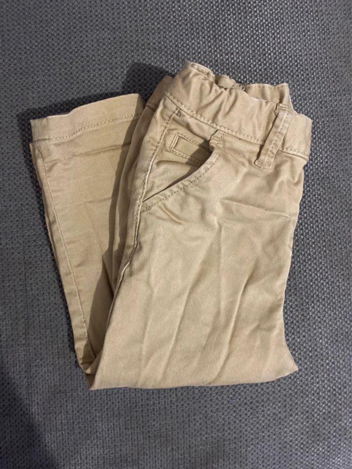 Pantalon chino crème - photo numéro 1