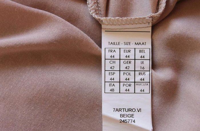 Chemise  légère - Beige  -  Manches  longues  -  Mim - 44 - photo numéro 12