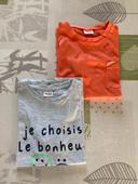 Lot de 2 tee-shirt manches courte en 8 ans