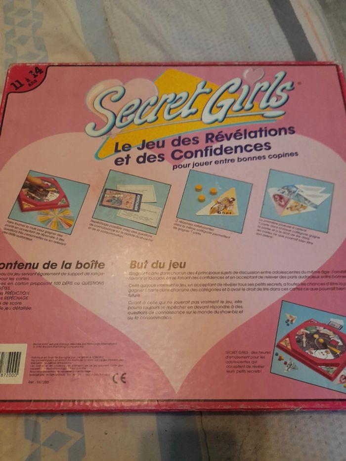 Rare et Vintage Jeu de société Secret Girl Habourdin - photo numéro 3