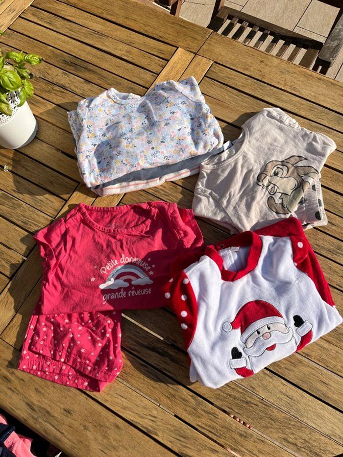 Lot de pyjamas fille 2 ans - photo numéro 1