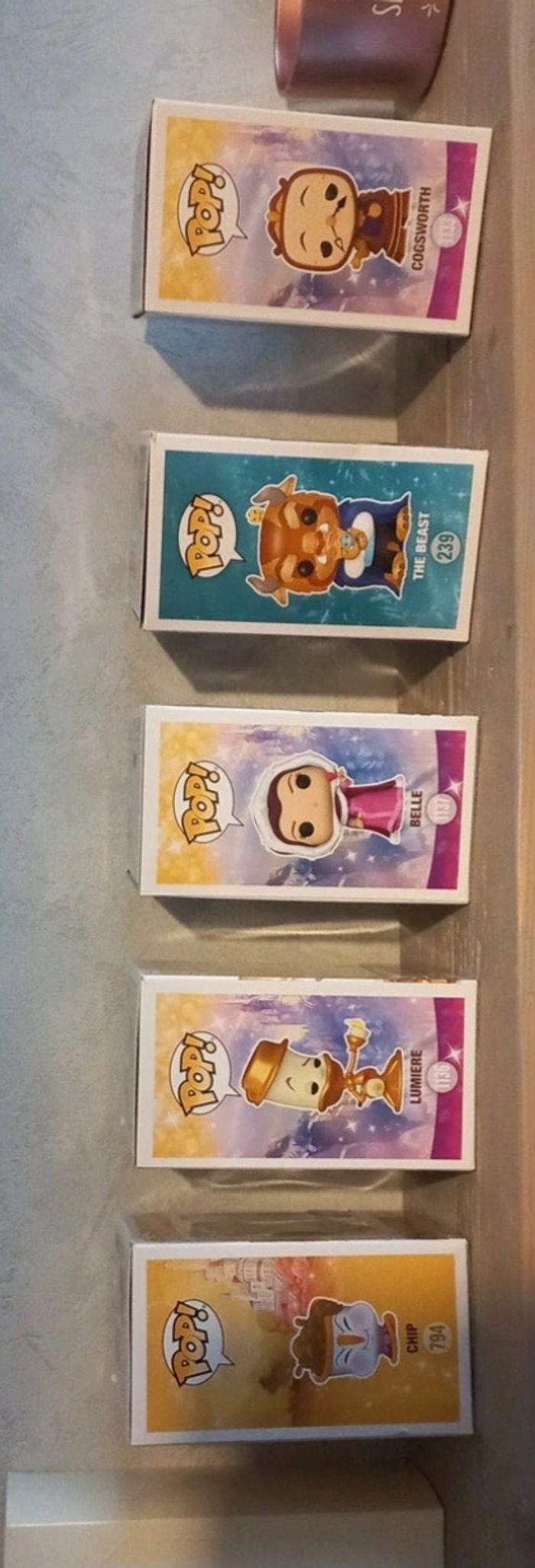 Lot funko disney la belle et la bête - photo numéro 2