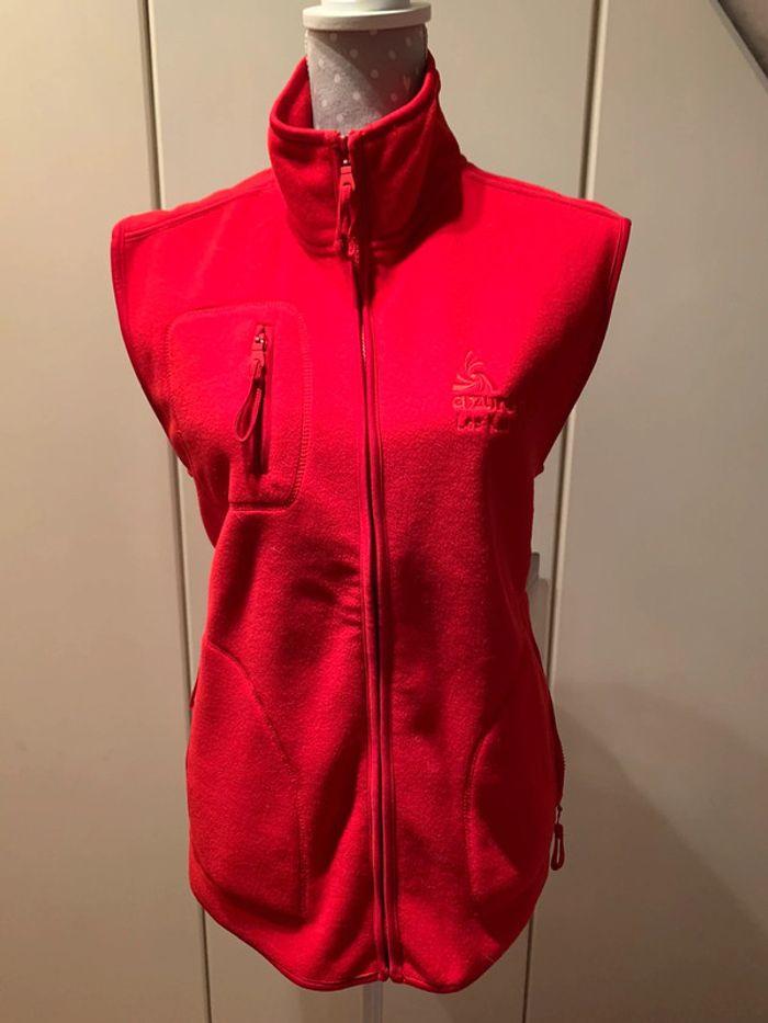 Veste sans manches polaire ski rouge femme. - photo numéro 1