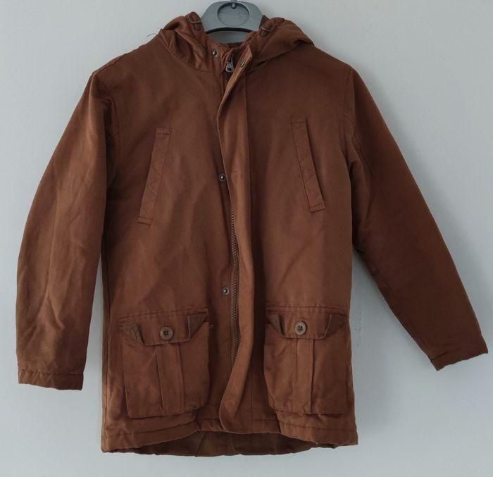 Manteau marron enfant taille 8 ans - photo numéro 3