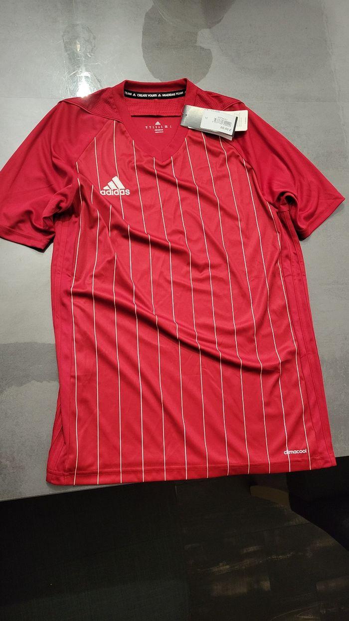 Tee shirt foot adidas rouge taille M - photo numéro 1