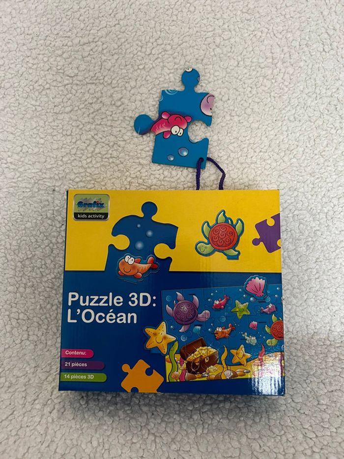 Puzzle 🧩 3D thème océan  🌊 - photo numéro 1