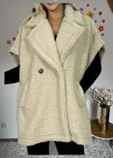 Manteau Teddy beige