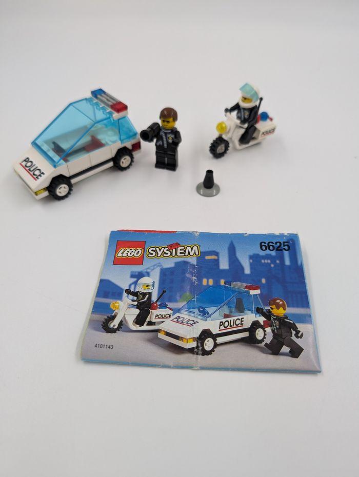 Set Lego 6625 Town Speed Trackers Police sans boite, avec notice complet (manque 1 sticker) - photo numéro 1