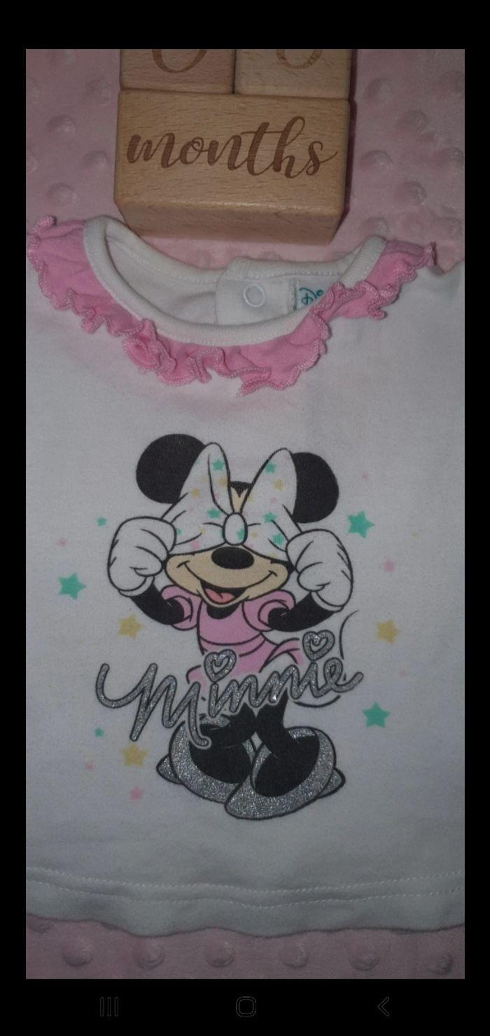 T-shirt Disney Minnie 3 mois - photo numéro 3