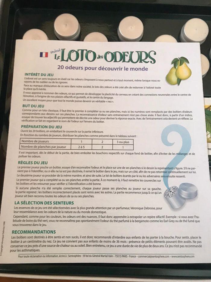 Le loto des odeurs - photo numéro 3