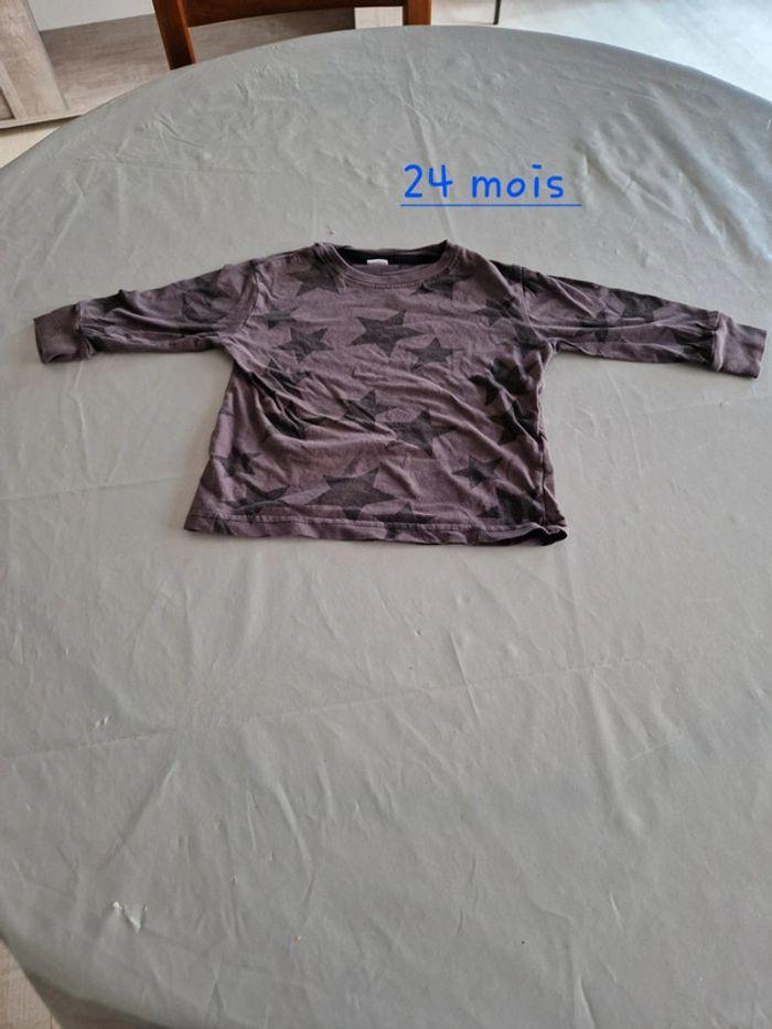 Tee shirt à longue manche 24 mois - photo numéro 1