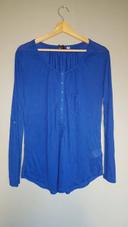 Blouse bleue Laura scott