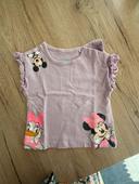 T-shirt minnie bébé fille 3 mois