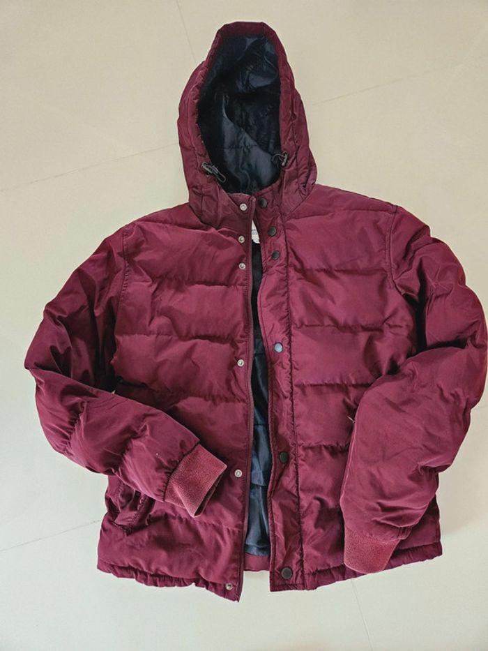 Manteau avec capuche bordeaux/Jules- Taille S - photo numéro 1