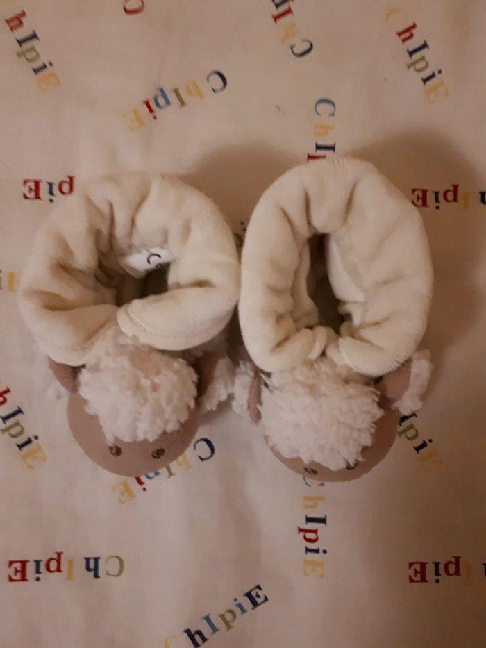 Chaussons mouton pour bébé - photo numéro 2