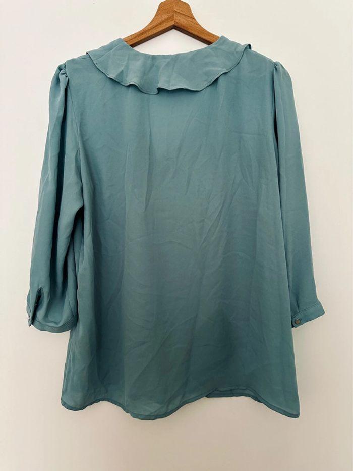 Blouse bleue H&M T44 - photo numéro 5