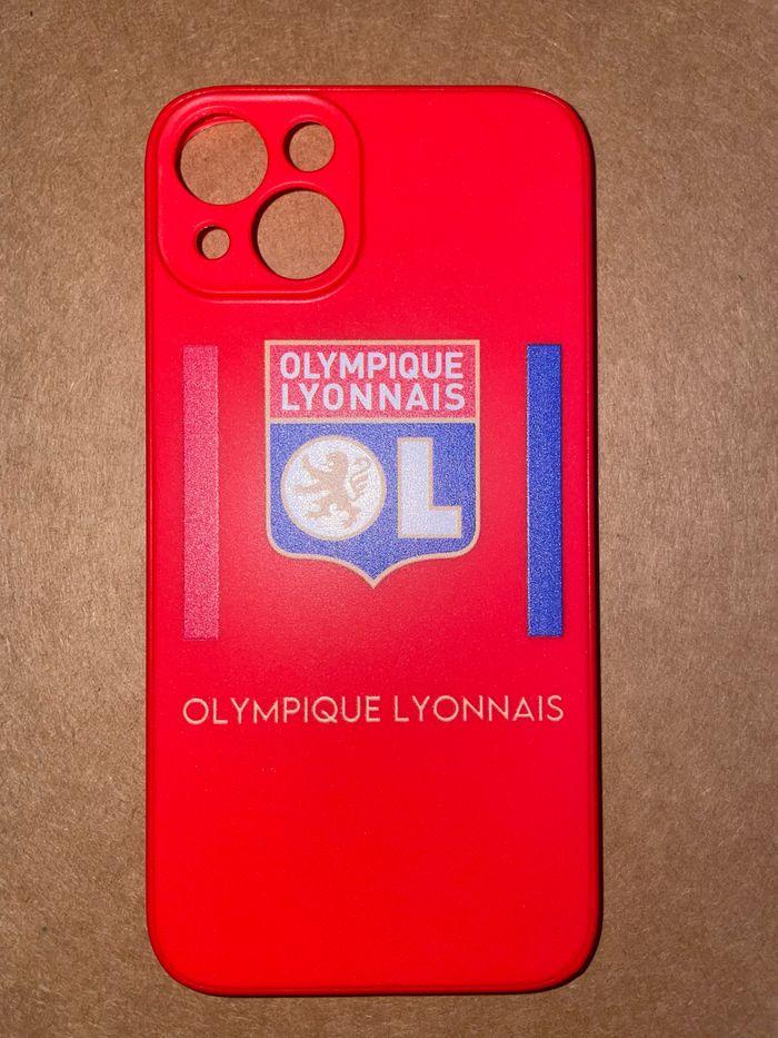 Coque iPhone 13 - Lyon 🔴🔵- 5 coloris disponibles - photo numéro 4