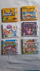 Lot de 6 jeux Nintendo 3ds