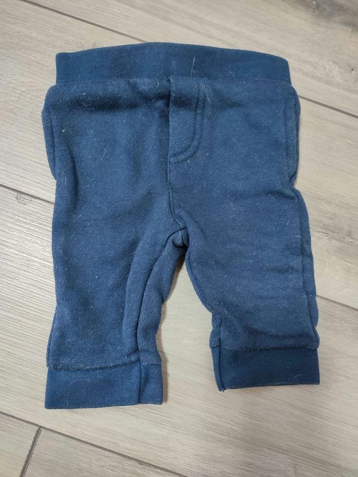 Pantalon bleu mes petits cailloux 3 mois - photo numéro 1