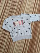 Pull gris Primark 4/5 ans