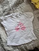 Tee shirt cerise 12 mois