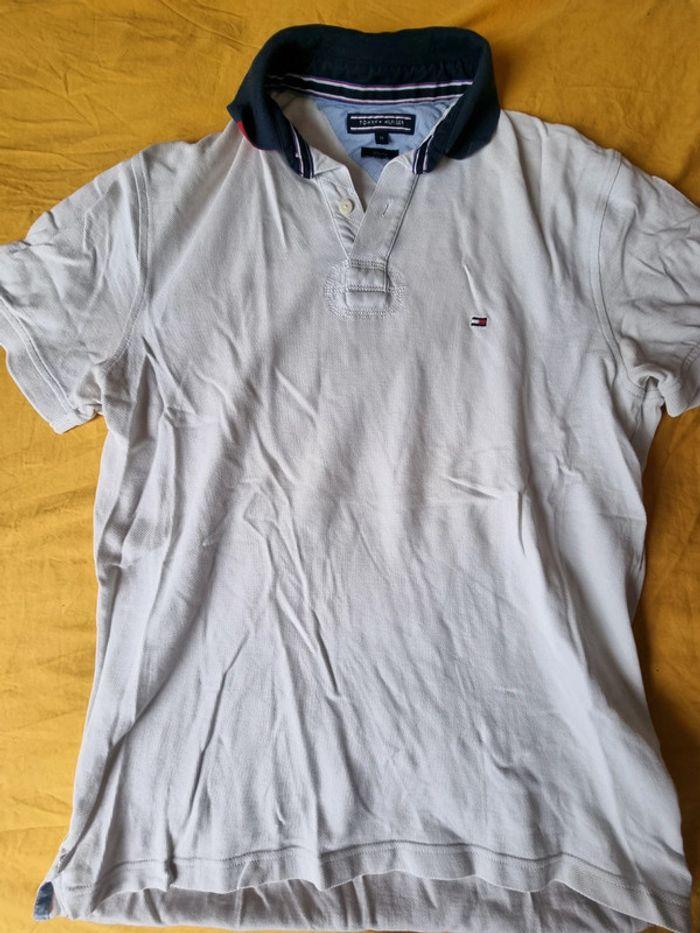 Polo blanc tommy Hilfiger taille M - photo numéro 1