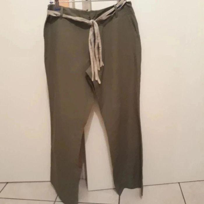 Pantalon femme kaki - photo numéro 1