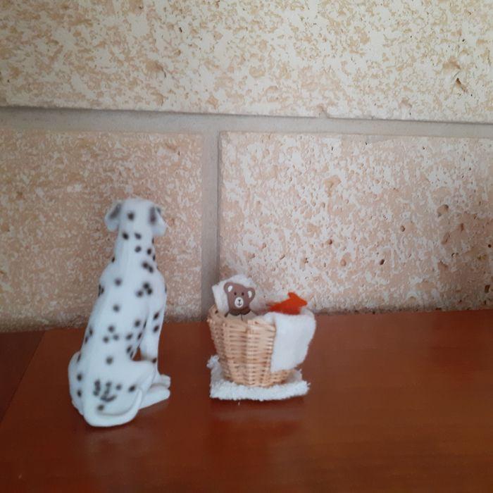 Figurine Chien Dalmatien + Panier de jouets - photo numéro 10