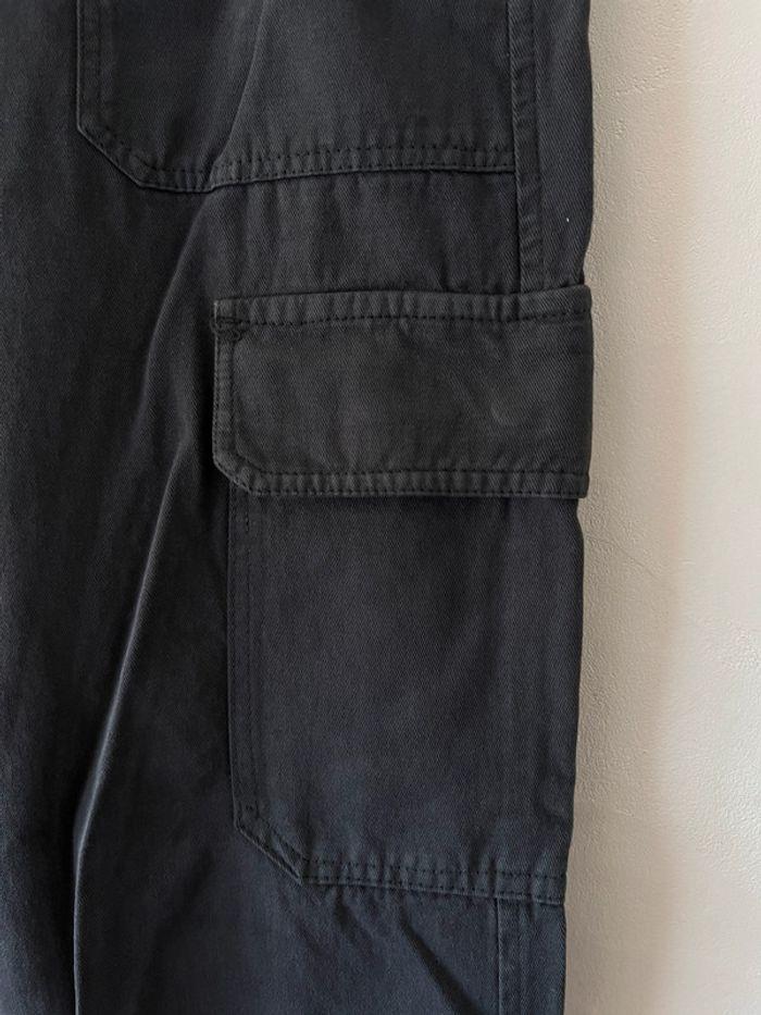 Pantalon Cargo Large Style Militaire Gris Zara - Taille 40 - Très Bon État - photo numéro 4