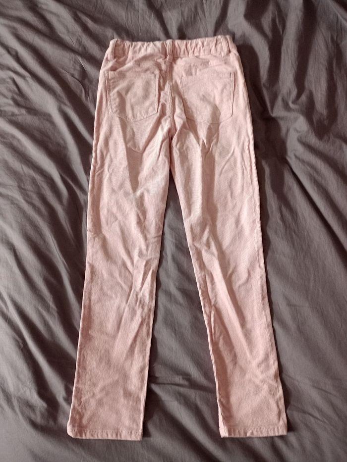 Pantalon velours rose fille Monoprix 8 ans - photo numéro 2