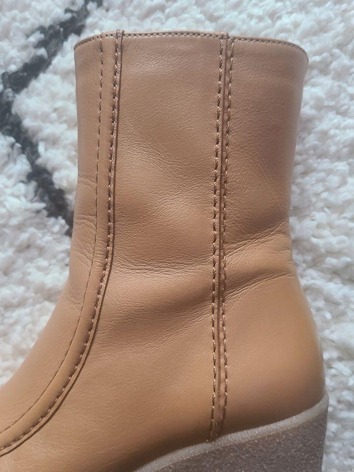 Bottes Cuir Minelli  T - 37 neuves - photo numéro 7