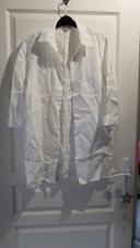 Chemise longue blanche Nafnaf