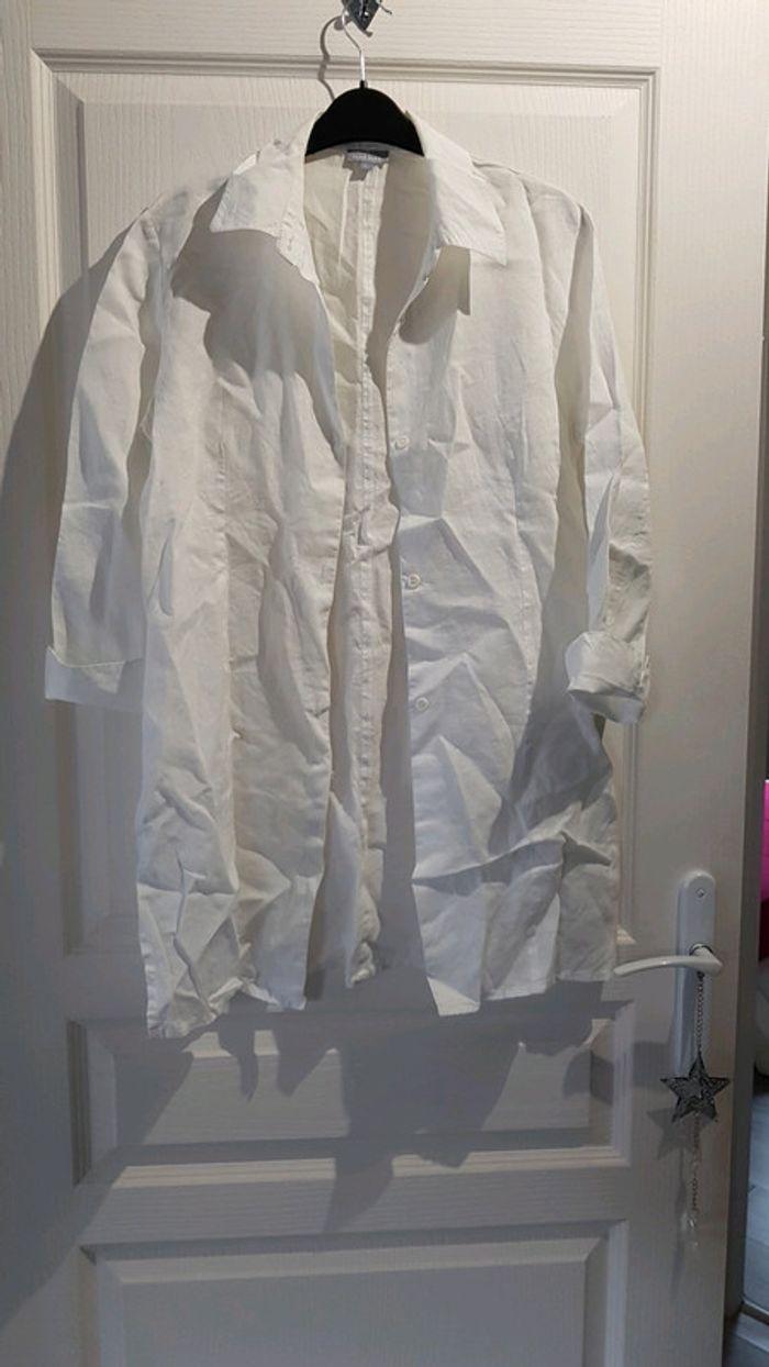 Chemise longue blanche Nafnaf - photo numéro 1