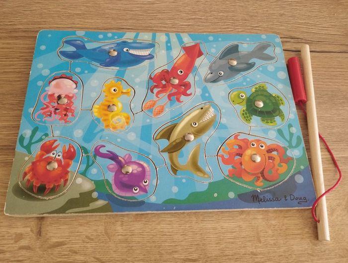 Puzzle et jeu de pêche magnétique Mélissa et doug