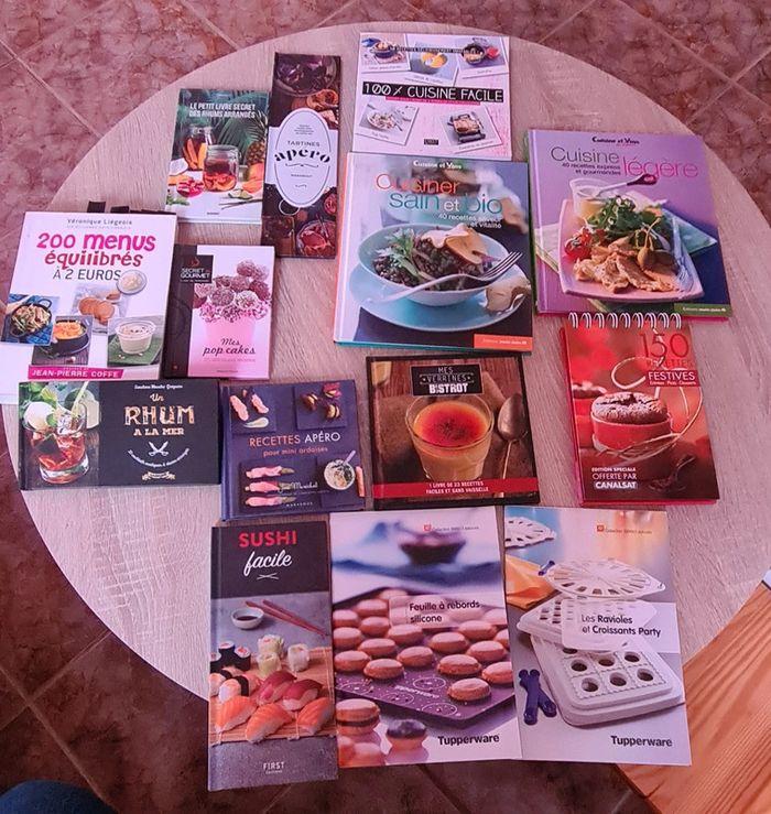 Lot de livres de cuisine