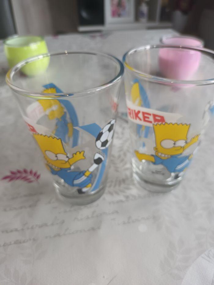 Lots de 2 verres Bart Simpson - photo numéro 3