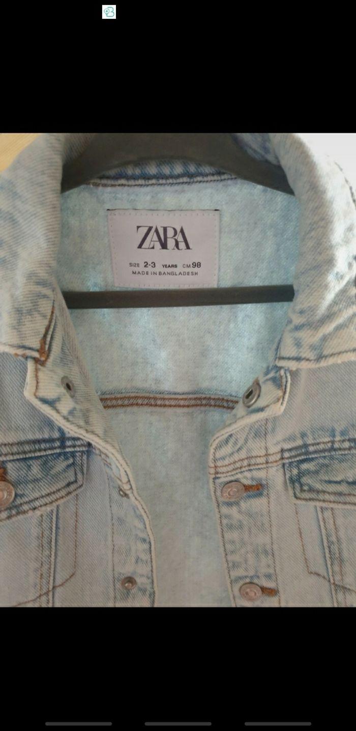 Veste en jean Zara - photo numéro 2