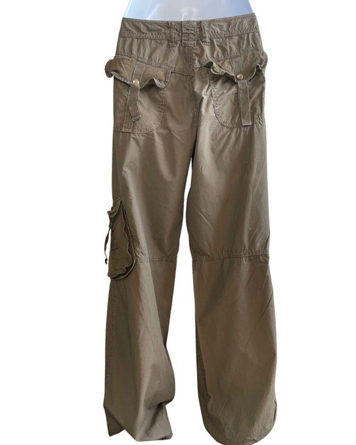 Y2K low waist pant cargo style M - photo numéro 4