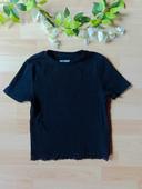 T-shirt noir Fille