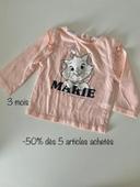 T-shirt Marie Disney