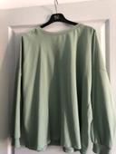 Pull vert de grossesse L