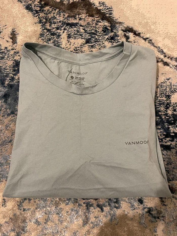 T-shirt vanMoof bleu ciel - photo numéro 1