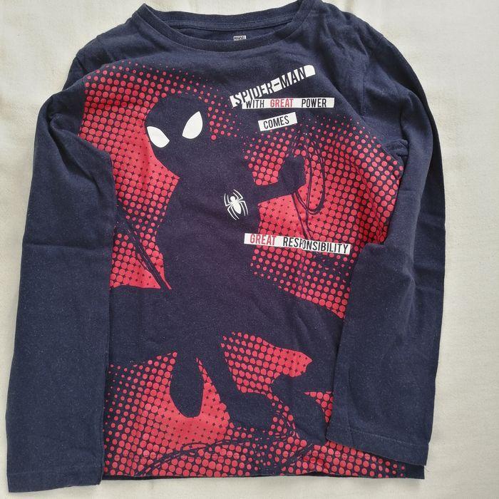 T SHIRT MANCHES LONGUES SPIDERMAN - photo numéro 1