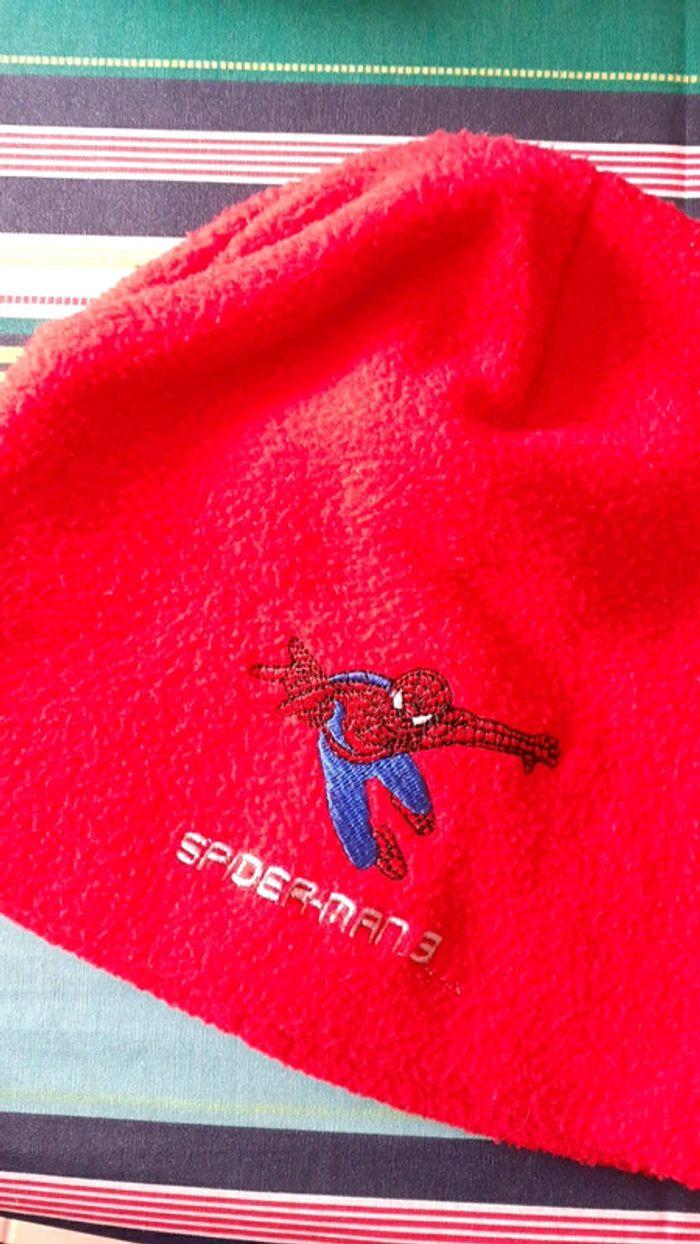 Bonnet rouge,  polaire, Spider Man - photo numéro 2