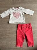 Tenue fille « etoile » 3 mois