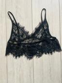 Brassière noir en dentelle Lingerie S